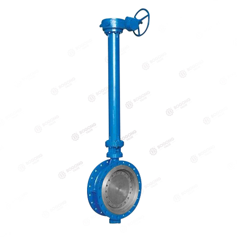 Extended rod butterfly valve