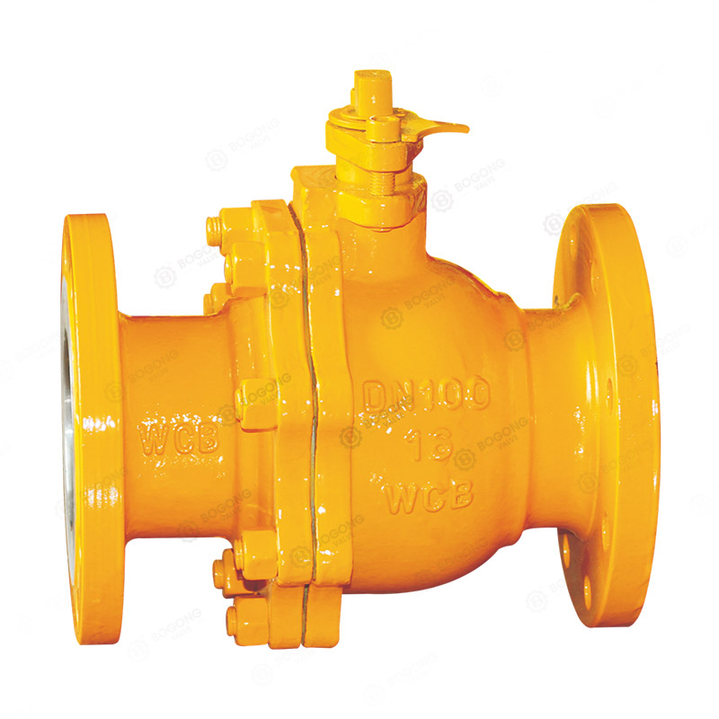 Fireproof anti-static flange ball valve