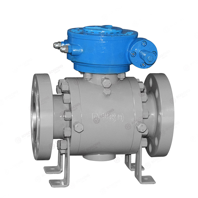 Forged steel flange ball valve