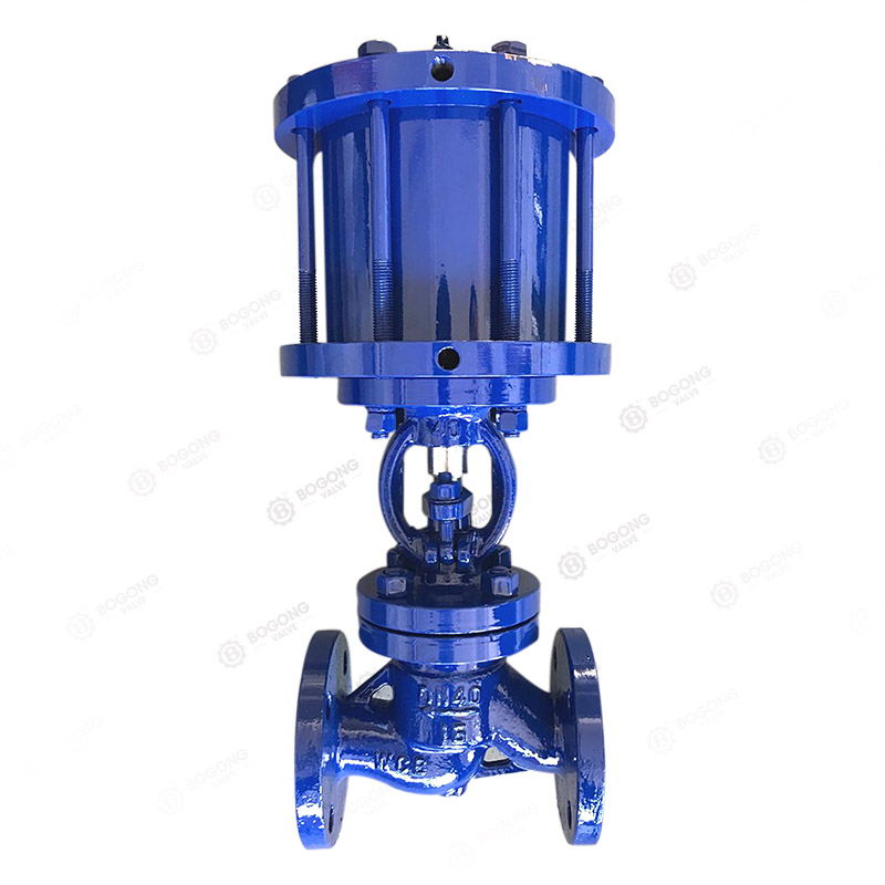 GB pneumatic globe valve