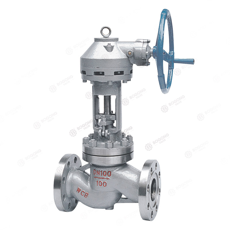 GB bevel gear globe valve