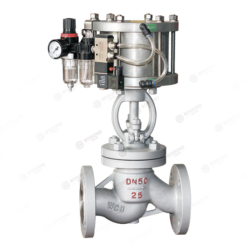 GB pneumatic globe valve