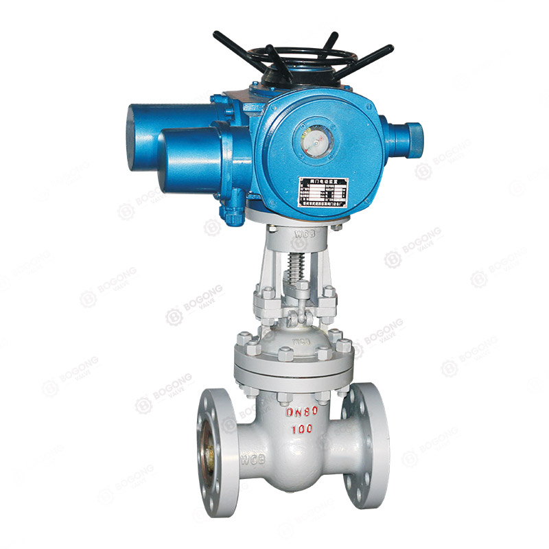 Electric flange gate valve