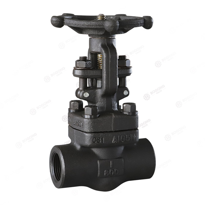 Forged steel thread gate valve