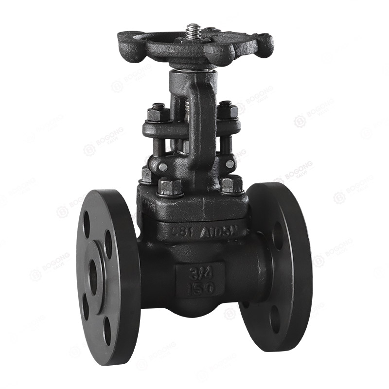 Forged steel flange gate valve