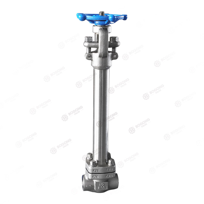 Forged steel low temperature butt welding gate valve