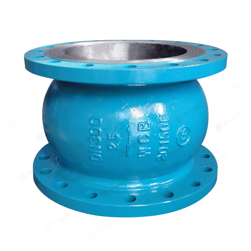 Cast steel silent check valve